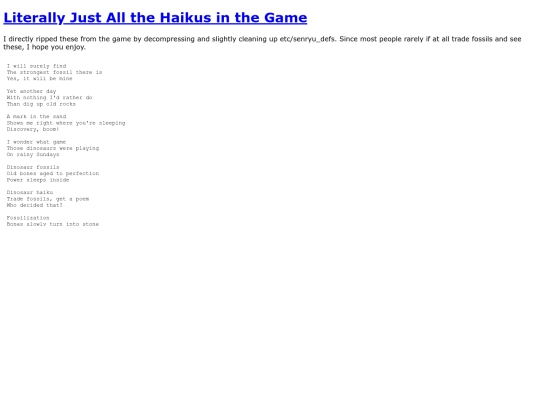 haiku screenshot