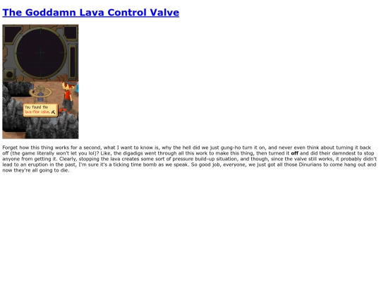 lava screenshot