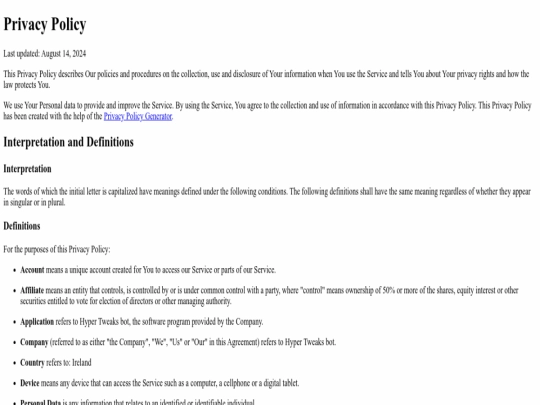 index screenshot