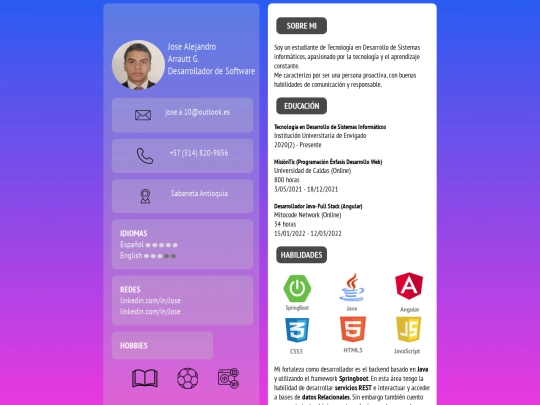 hoja-de-vida screenshot