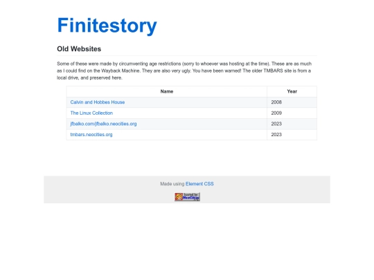 fs/oldweb screenshot