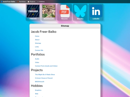 sitemap screenshot
