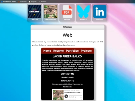 web screenshot