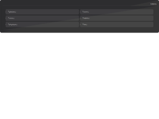 tidbits screenshot