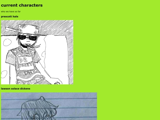 characters screenshot