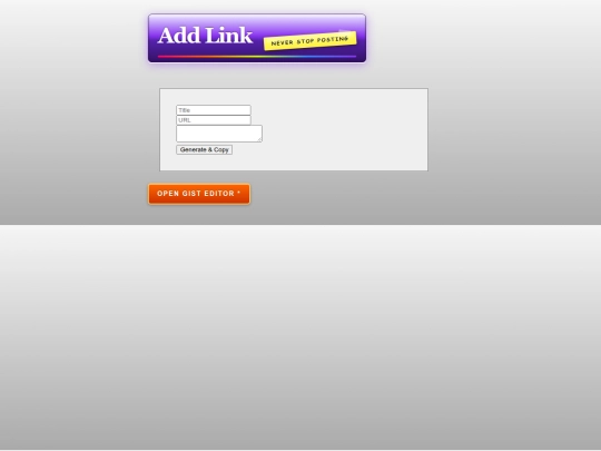 links/add screenshot