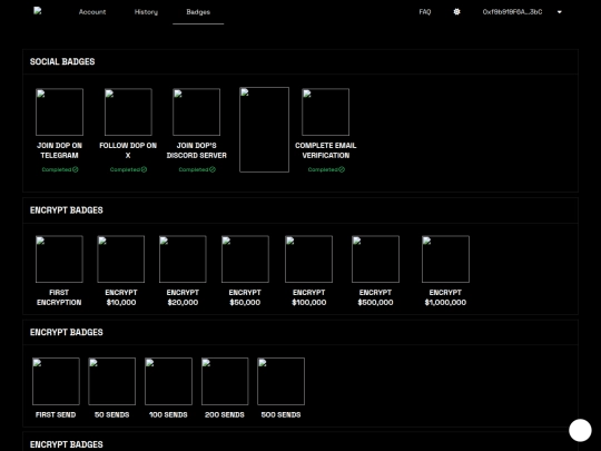 Project 2 - DOP/Badges screenshot