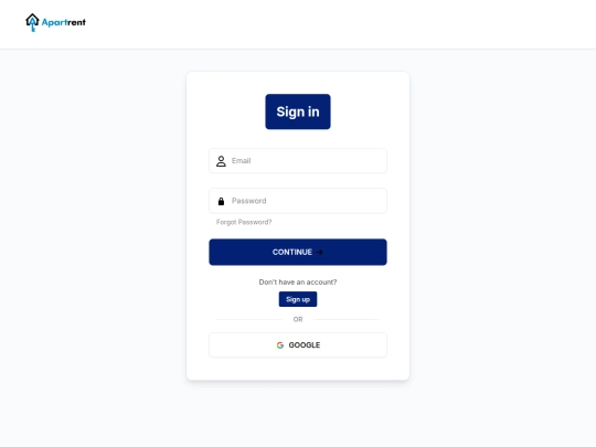project 1 apartrent-system/apartrent-system/client screenshot