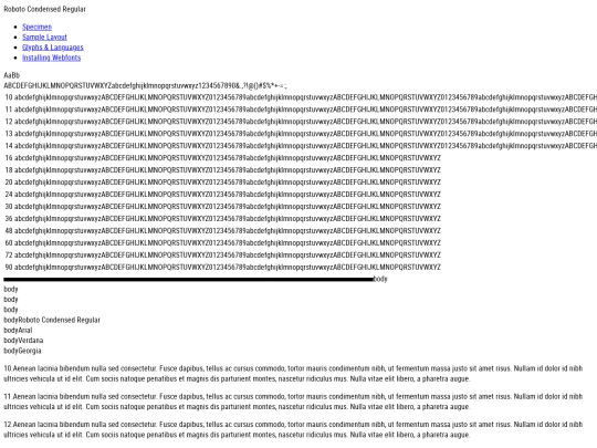 roboto/robotocondensed-regular-demo screenshot