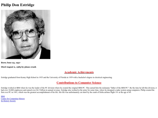 PhilipDonEstridge screenshot