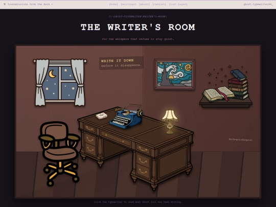writings screenshot