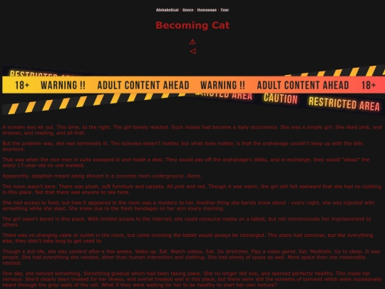 myportfolio/2021/becomingcat screenshot