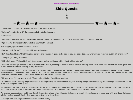 myportfolio/2022/sidequests screenshot