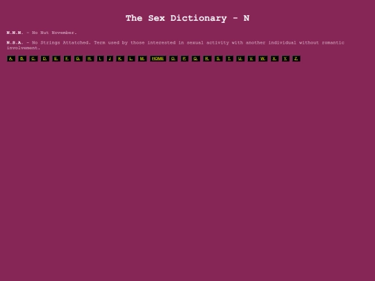thesexdictionary/n screenshot