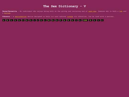 thesexdictionary/v screenshot