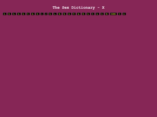 thesexdictionary/x screenshot