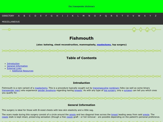 thetransgenderdictionary/f/fishmouth screenshot
