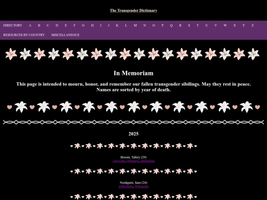 thetransgenderdictionary/in_memoriam screenshot