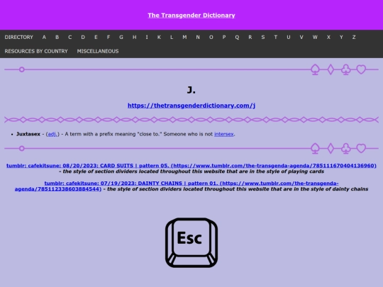 thetransgenderdictionary/j screenshot