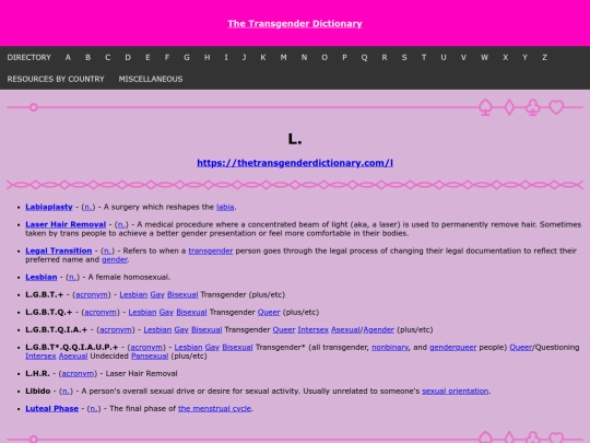 thetransgenderdictionary/l screenshot