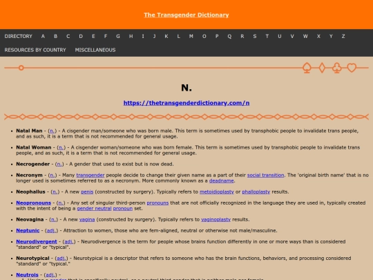thetransgenderdictionary/n screenshot