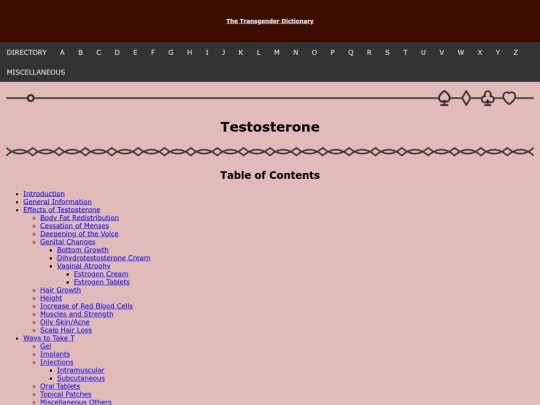 thetransgenderdictionary/t/testosterone screenshot