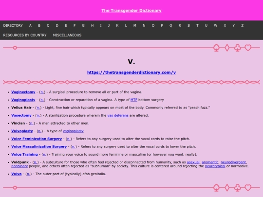 thetransgenderdictionary/v screenshot
