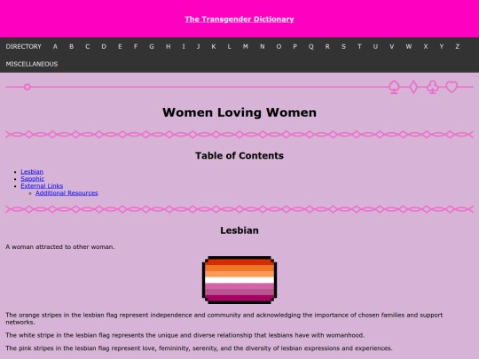 thetransgenderdictionary/w/women_loving_women screenshot