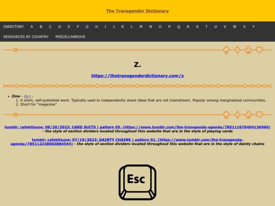 thetransgenderdictionary/z screenshot