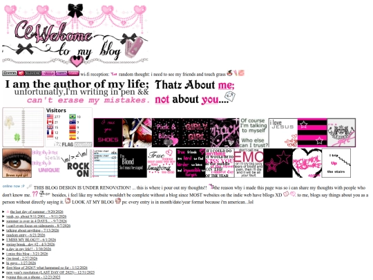 blog screenshot