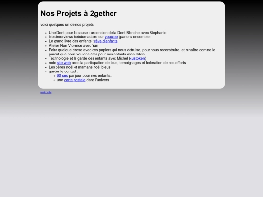 projets screenshot