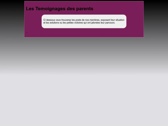 temoignages screenshot