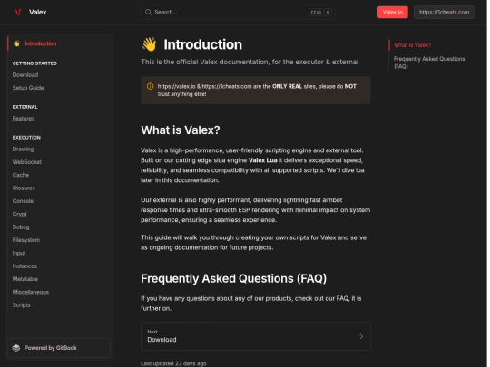 Projects New/Valex/Valex Source/Valex Documentation screenshot