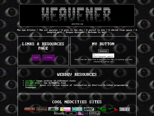 links screenshot