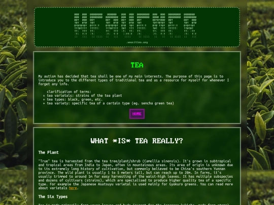 tea screenshot