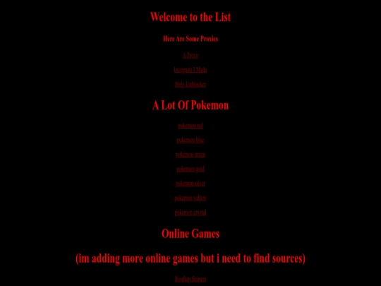 index screenshot