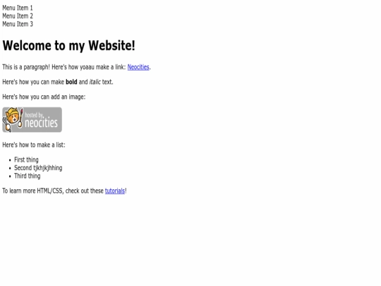 index screenshot