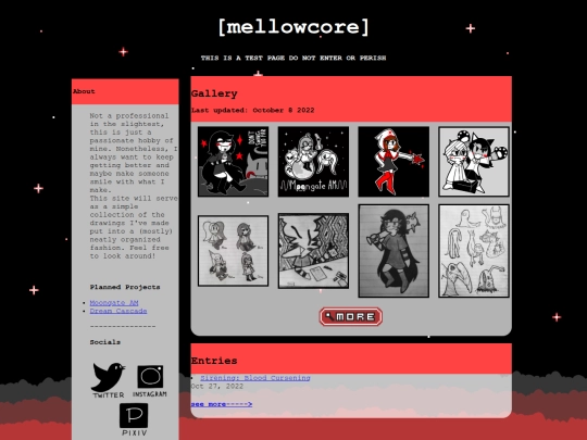 tests/TESTPAGE screenshot