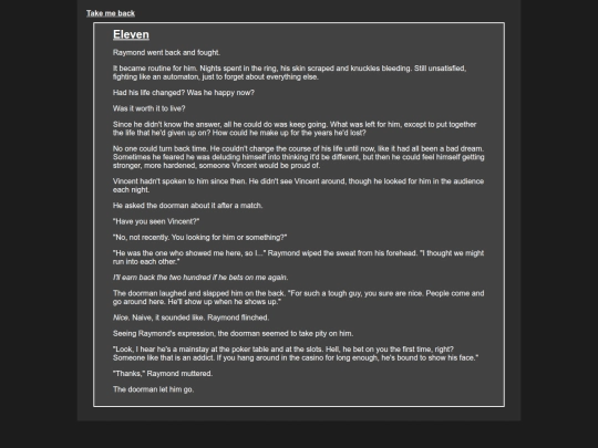 Chapters/eleven screenshot