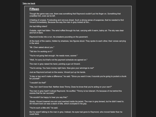 Chapters/fifteen screenshot