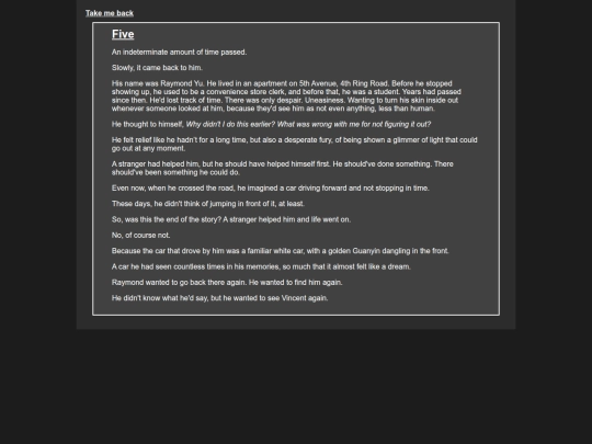 Chapters/five screenshot