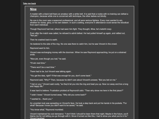 Chapters/nine screenshot