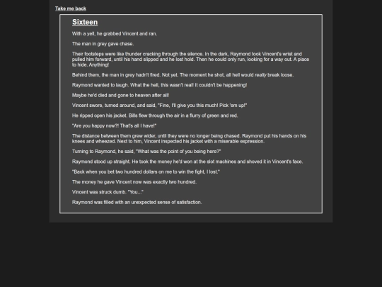 Chapters/sixteen screenshot