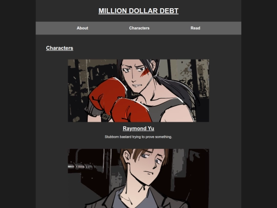 Characters screenshot