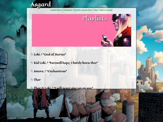 asgard/playlists screenshot