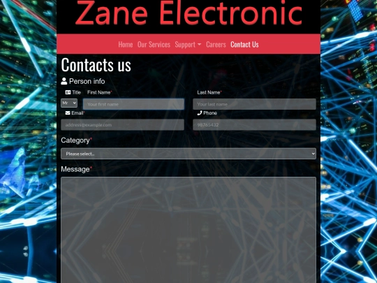 forms screenshot