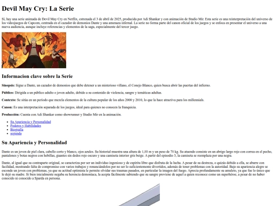 index screenshot