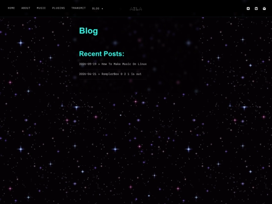blog screenshot