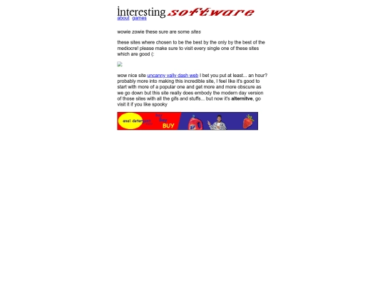 sites screenshot