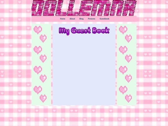 guestbook screenshot